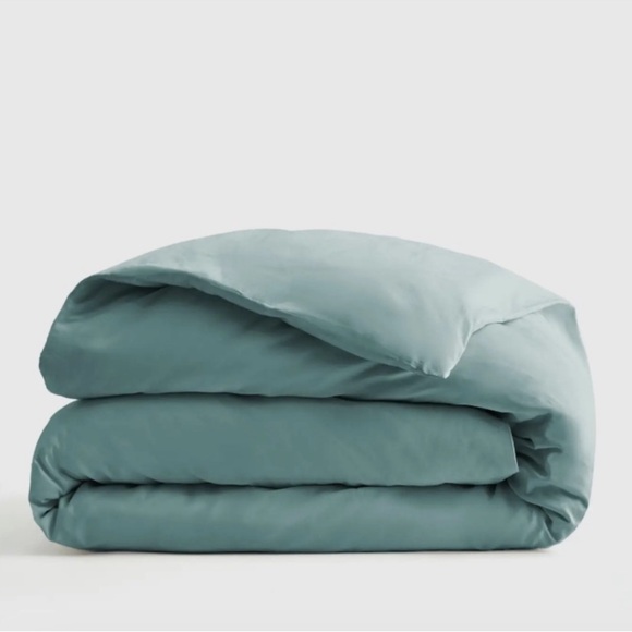 NWOT QUINCE Luxury Organic Sateen Duvet Cover King/Cal King Pine 5452